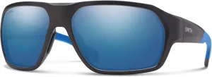 Smith Deckboss Sunglasses Matte Tortoise/ChromaPop Polarized Green Mirror, One Size