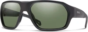 Smith Deckboss Sunglasses Matte Tortoise/ChromaPop Polarized Green Mirror, One Size