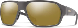 Smith Deckboss Sunglasses Matte Tortoise/ChromaPop Polarized Green Mirror, One Size