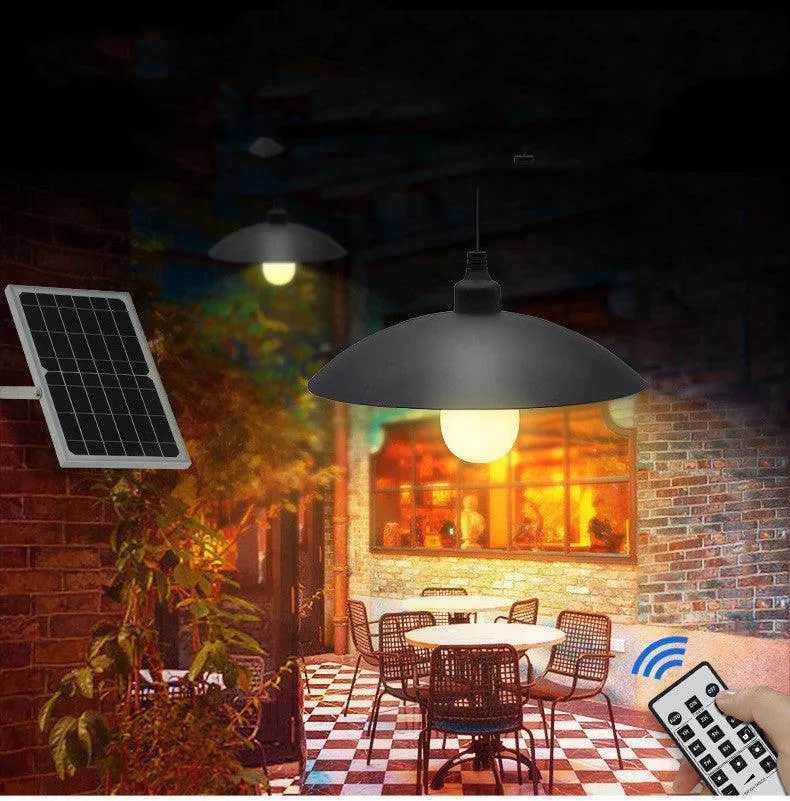 Solar Chandelier One With Two Bulbs