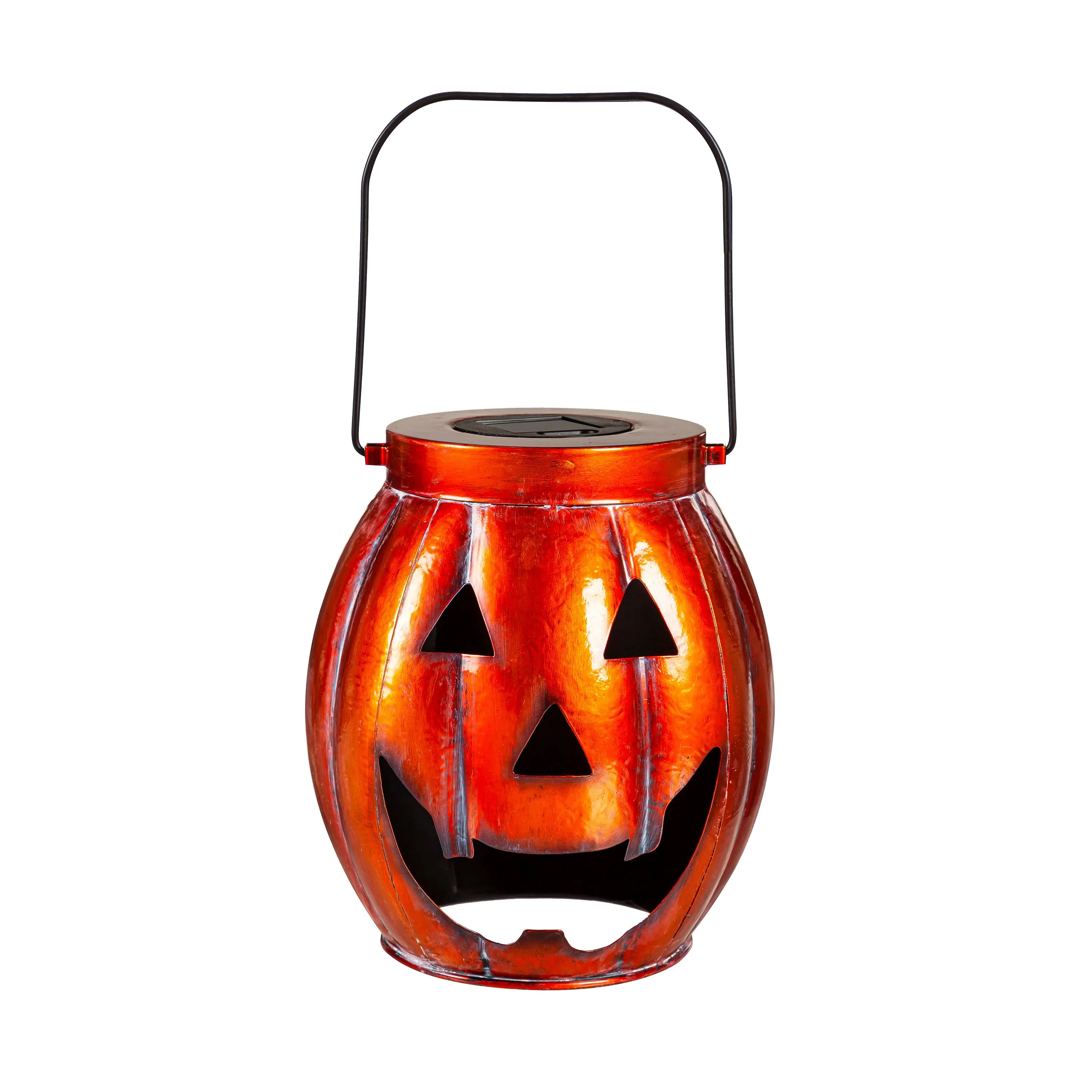 Solar Halloween Jack O'Lantern Pumpkin Lantern