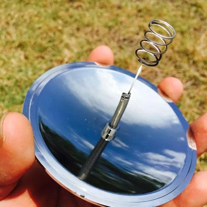 Solar Lighter Fire Starter for Emergency, Camping & Survival - Lightweight & Reliable Sun-Powered Parabolic Mirror