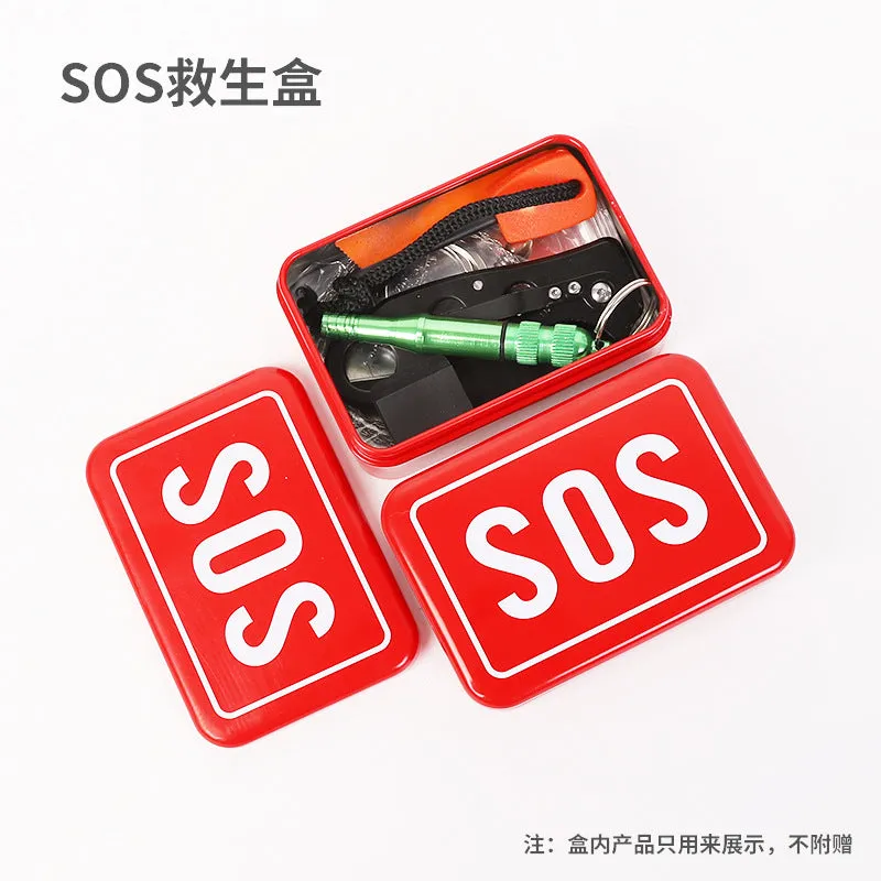 SOS First Aid Survival Box