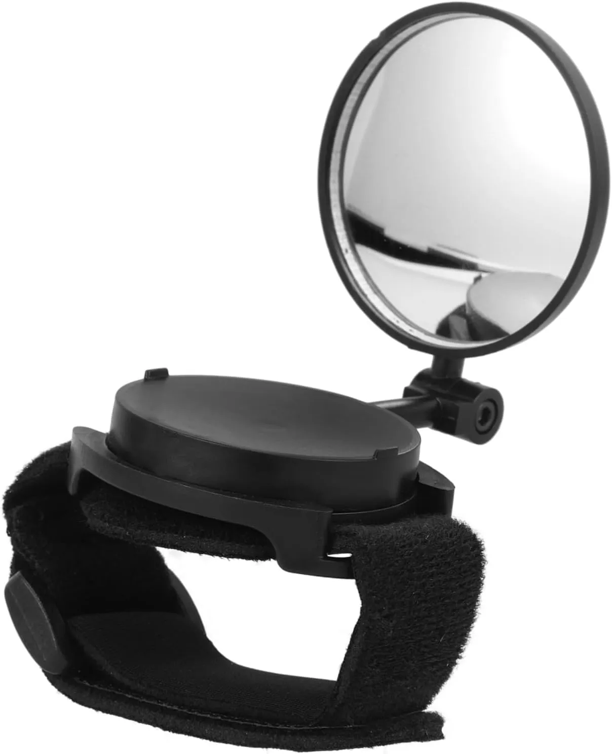 Sosoport 2pcs Bike Wristband Mirror Rotating Rearview Mirror for Fit for All Reflective Design for Enhanced Night Visibility Comfortable and Breathable Material