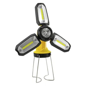 Sputnik Satellite Style Multi-Functional Ultra Bright COB LED Mini Work Light Lantern - Assorted...