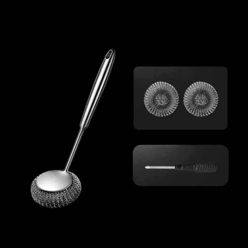 Stainless Steel Scrubber - Durable Pan Cleaner