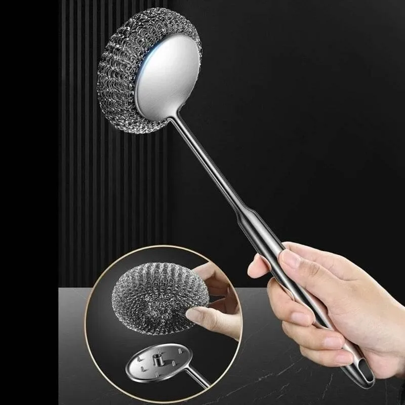 Stainless Steel Scrubber - Durable Pan Cleaner