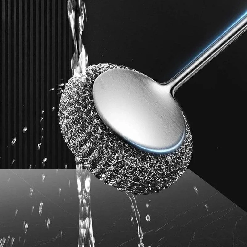 Stainless Steel Scrubber - Durable Pan Cleaner