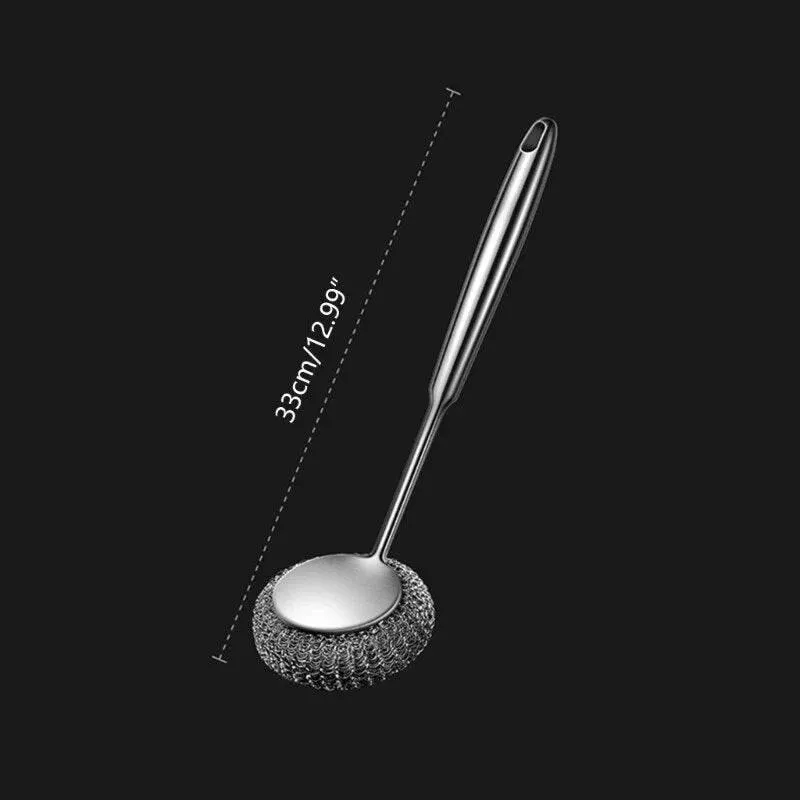 Stainless Steel Scrubber - Durable Pan Cleaner