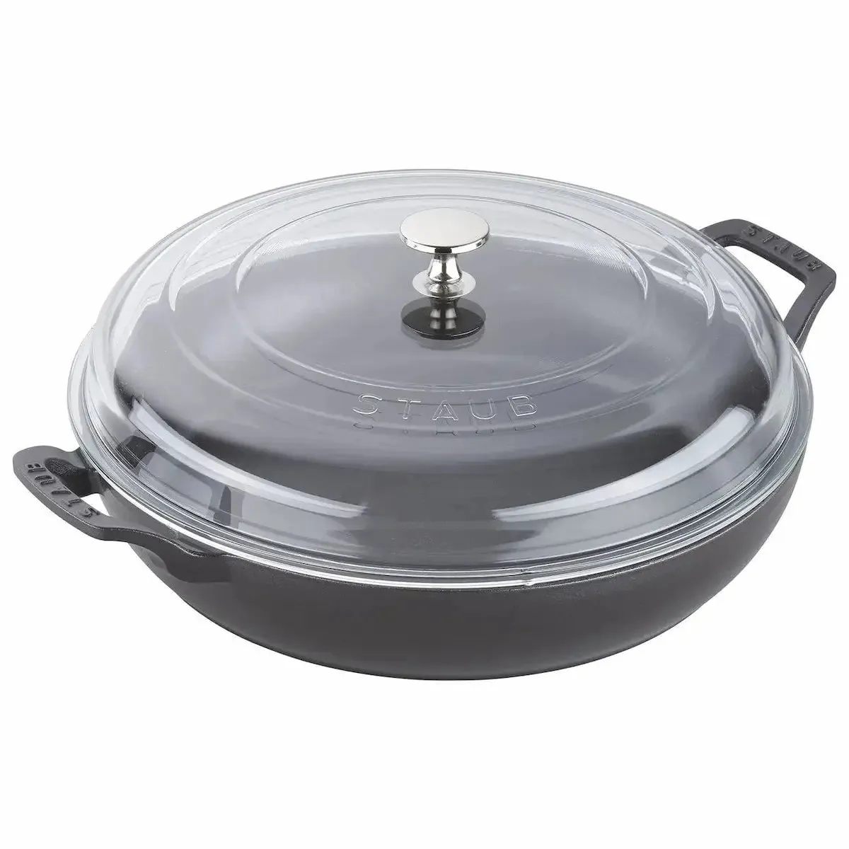 Staub 3.5-Quart Braiser with Glass Lid