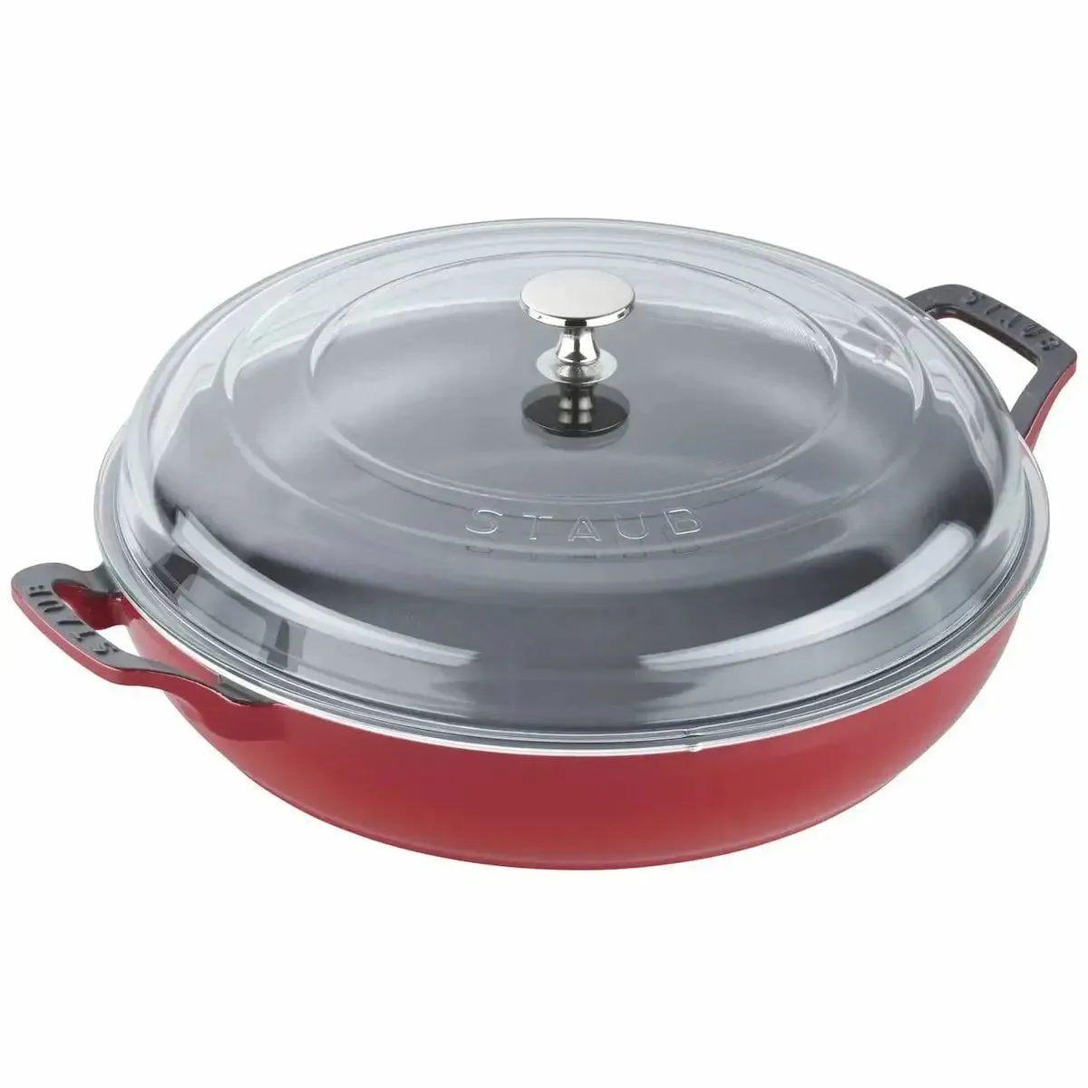 Staub 3.5-Quart Braiser with Glass Lid