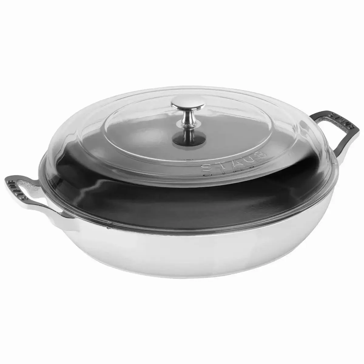 Staub 3.5-Quart Braiser with Glass Lid