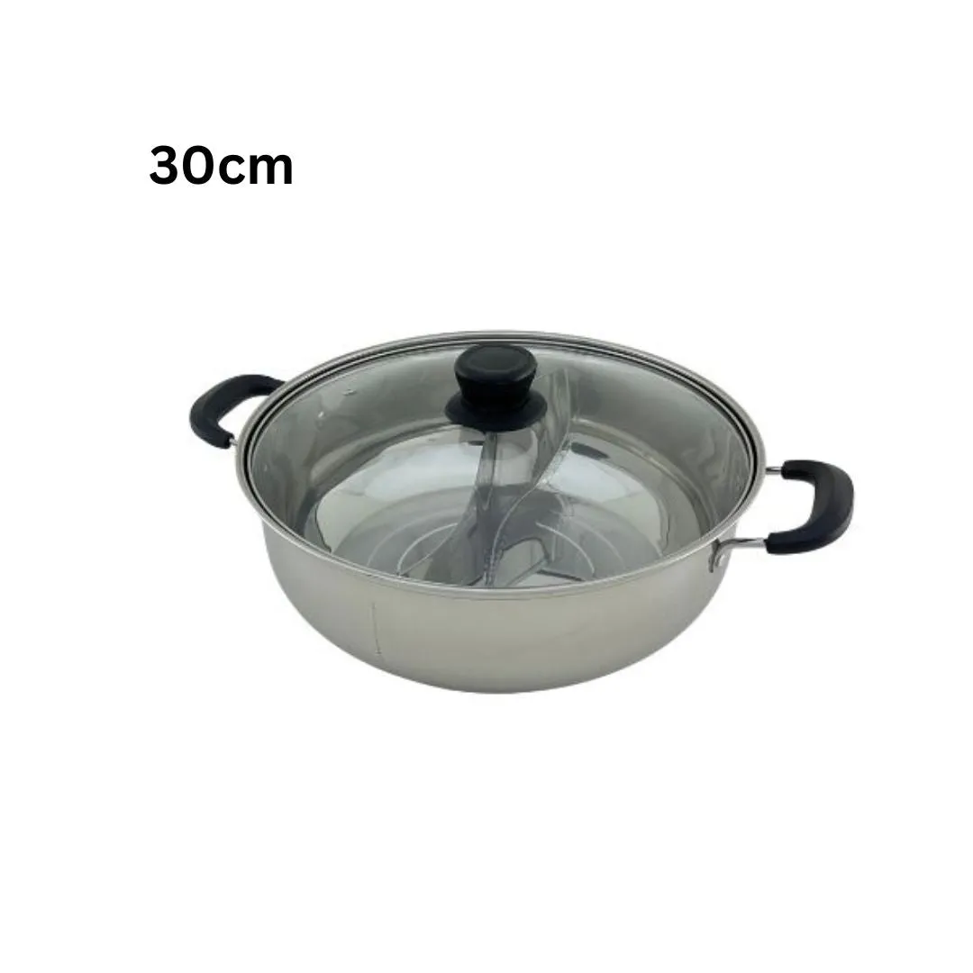 Steelcraft Stainless Steel Divided Hot Pot