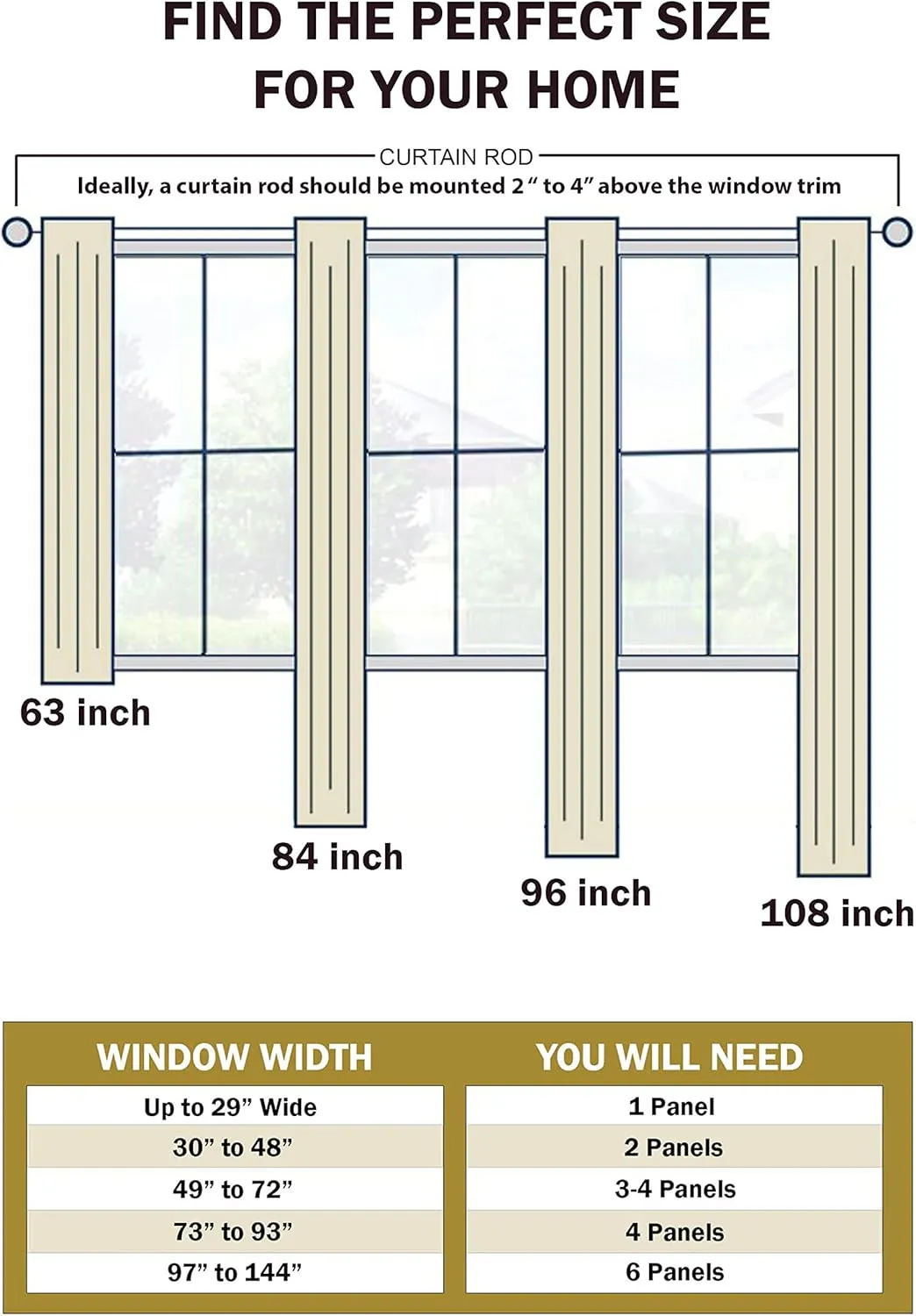 Superior Waverly Blackout Curtain Set of 2, Thermal Insulated Panel Pair with Grommet Top Header, Beautiful Embossed Wave Room Darkening Drapes, Available in 4 Lengths - Ivory, 52”x84” each