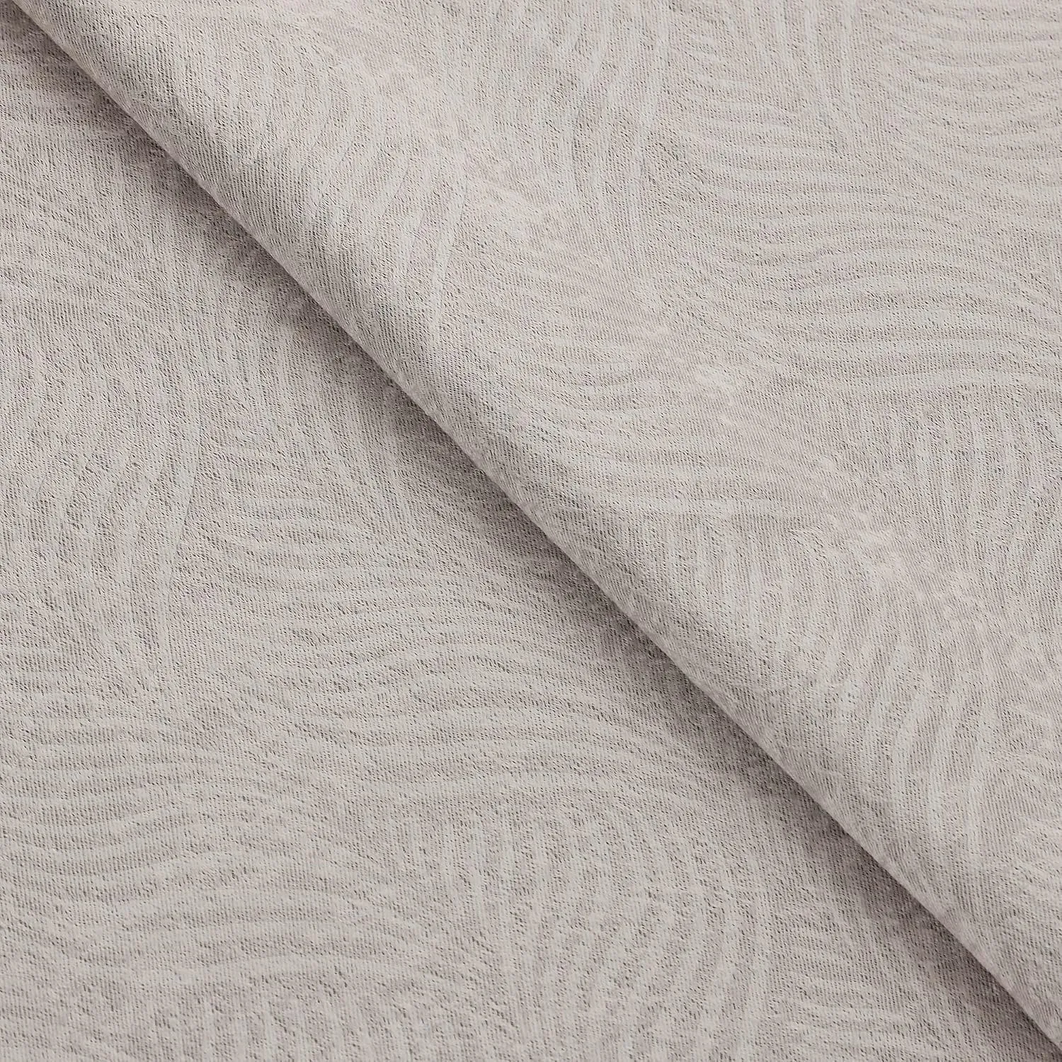 Superior Waverly Blackout Curtain Set of 2, Thermal Insulated Panel Pair with Grommet Top Header, Beautiful Embossed Wave Room Darkening Drapes, Available in 4 Lengths - Ivory, 52”x84” each
