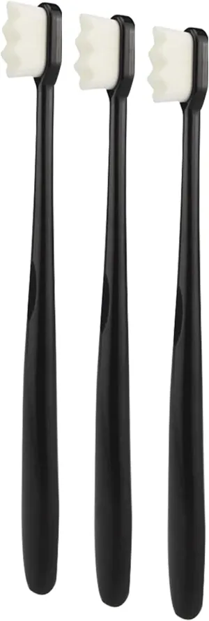 Swissklip Extra Soft Toothbrush for Sensitive Gums & Teeth I Nano Toothbrush with 12000  Micro, Nano Bristles I Advanced Tooth Cleaning Solution I Suitable for All Age Group (3)