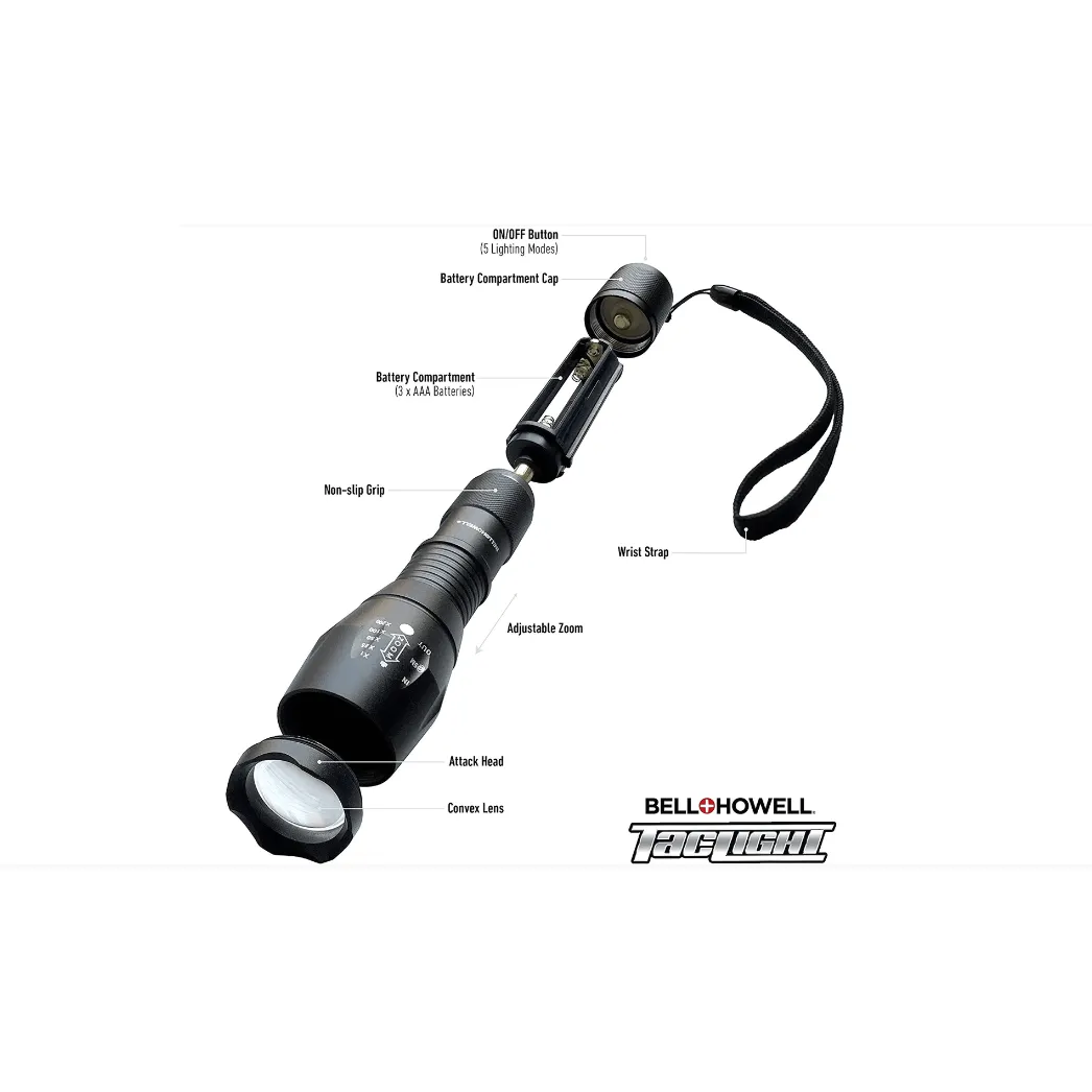 Tac Light 40x Brighter High Performance Flashlight
