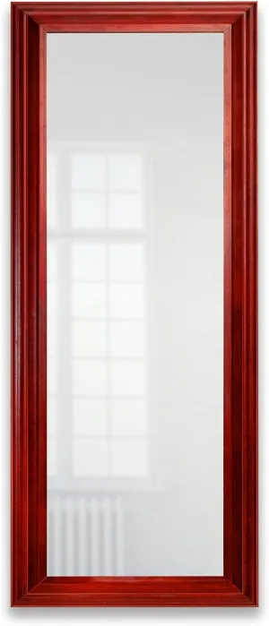 Tactical Traps - Mirror MAX Storage with Secured Door - 47.5” x 19.5” - Storage with RFID Lock and Safe & Unseen Compartment - Cherry