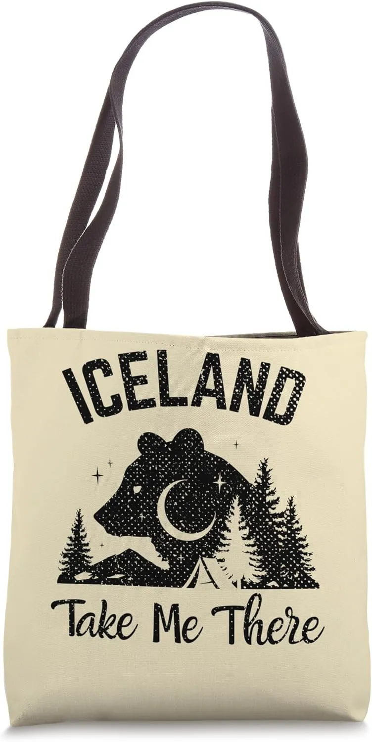 Take Me Travel Vacation Iceland Travel Iceland Tote Bag