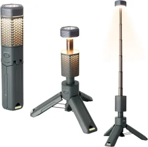 Telescopic Camping Light,Telescoping Portable Light,Rechargeable 10500mAh Battery,Magnetic Outdoor Lantern,Flash Light & Road Lamp for Adventure,Hiking,Camping(Dark Grey)
