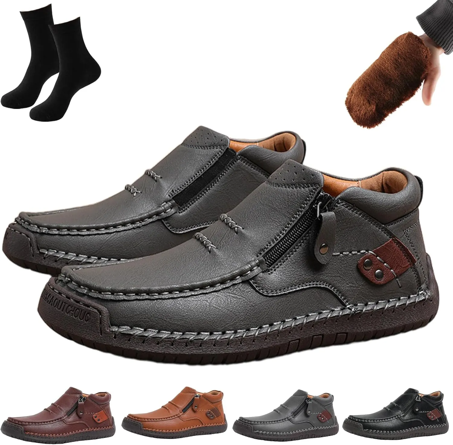 The First Young Driving Boots Men, The First Young Shoes, Thefirstyoung Mens Slip Ons Driving Boots Travel & Outdoor