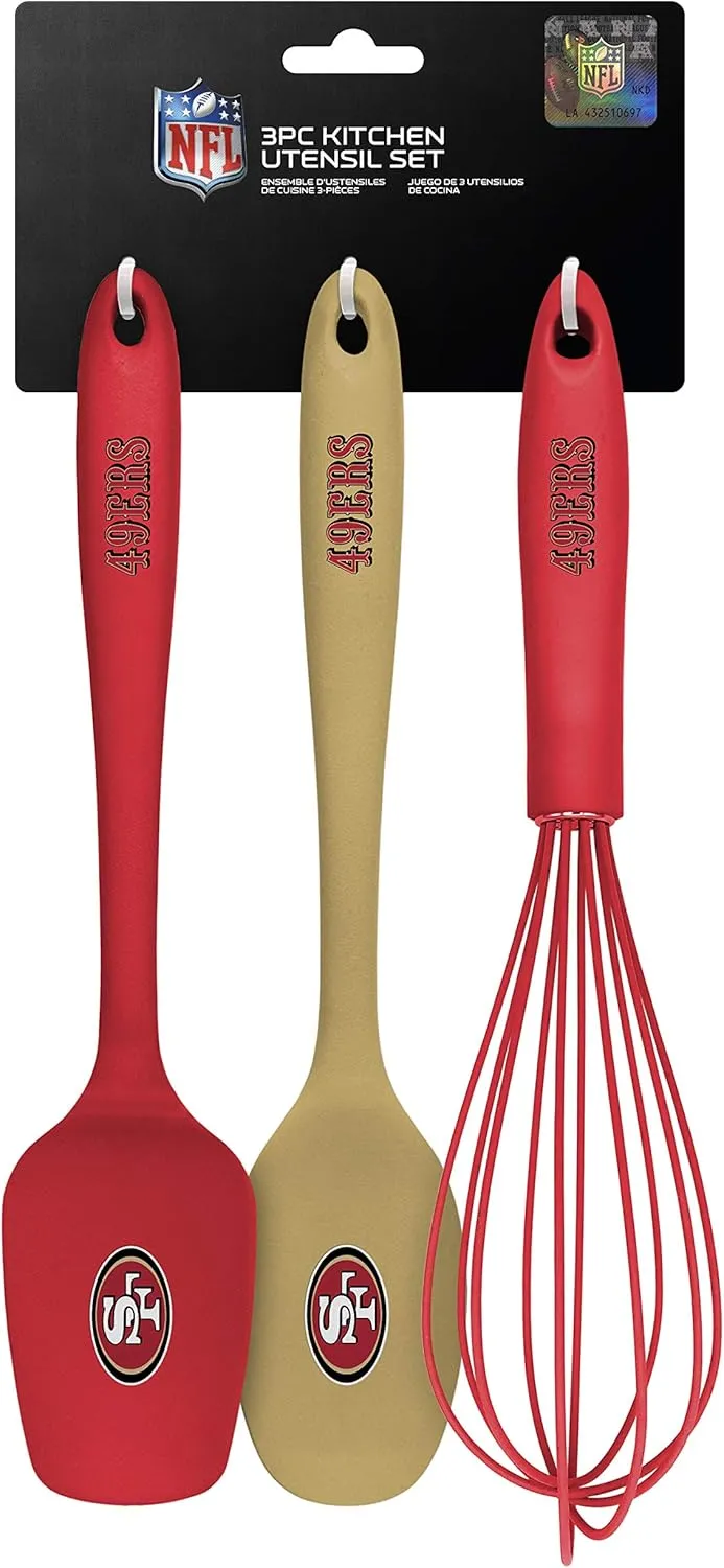 The Sports Vault NFL Unisex-Adult 3-Piece Kitchen Utensil Set