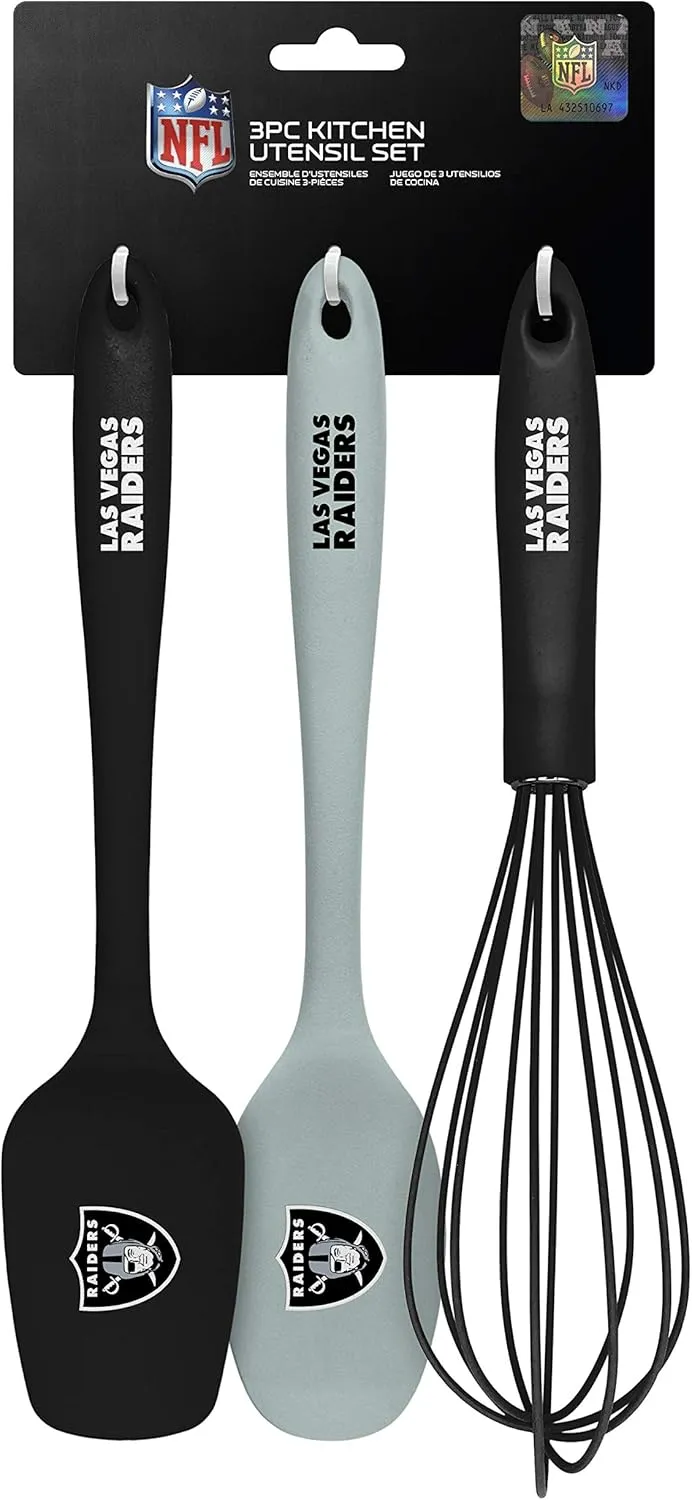 The Sports Vault NFL unisex-adult 3-Piece Kitchen Utensil Set