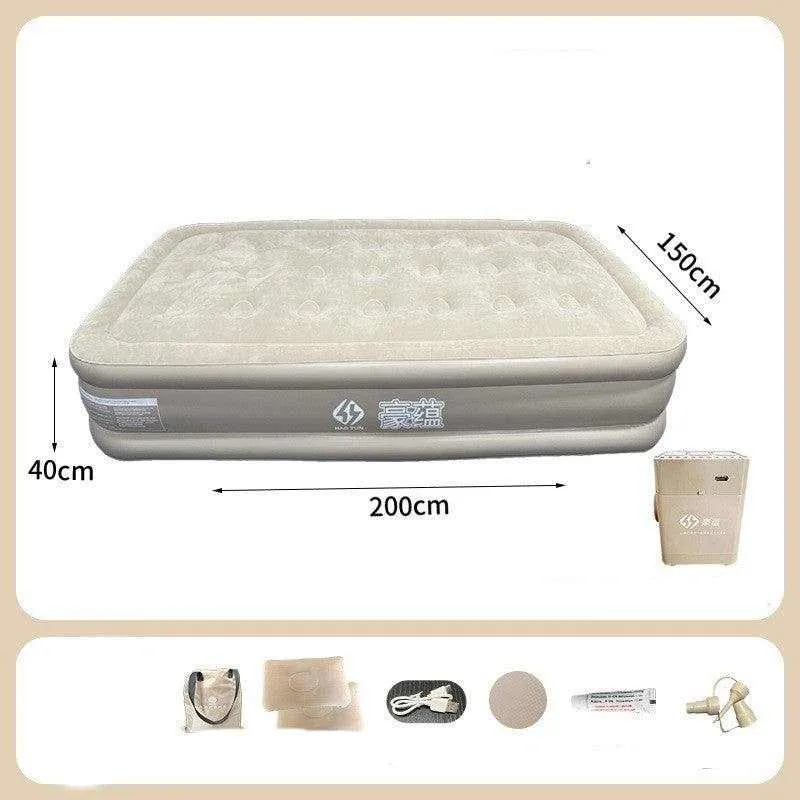 Thickened Folding Inflatable Air Mattress – 5th Gen Auto Inflate