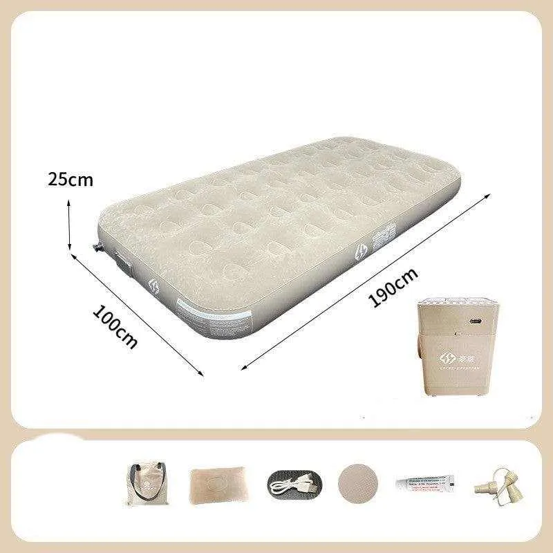 Thickened Folding Inflatable Air Mattress – 5th Gen Auto Inflate