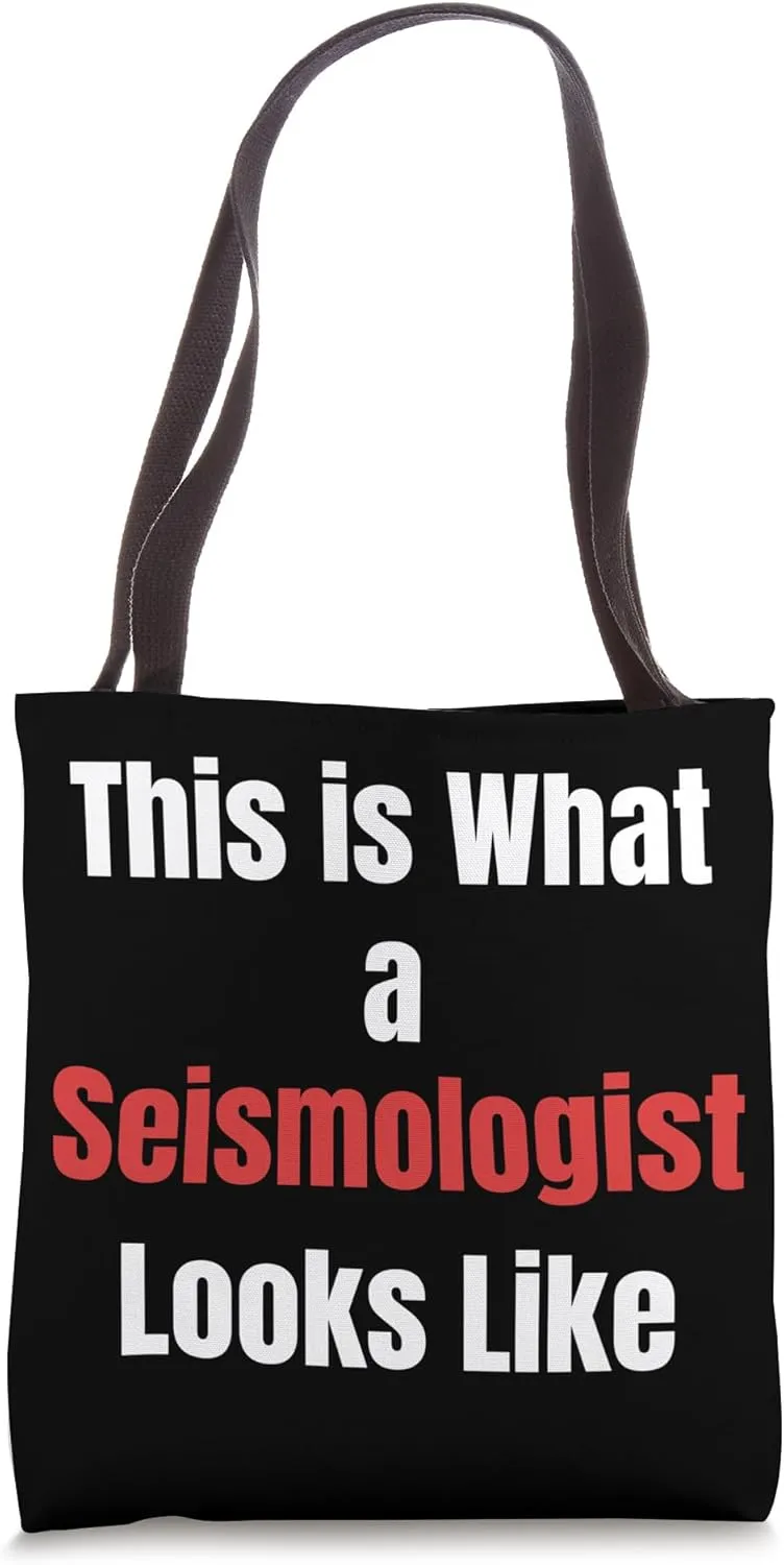 This Is What A Seismologist Looks Like Volcanologist Magma Tote Bag