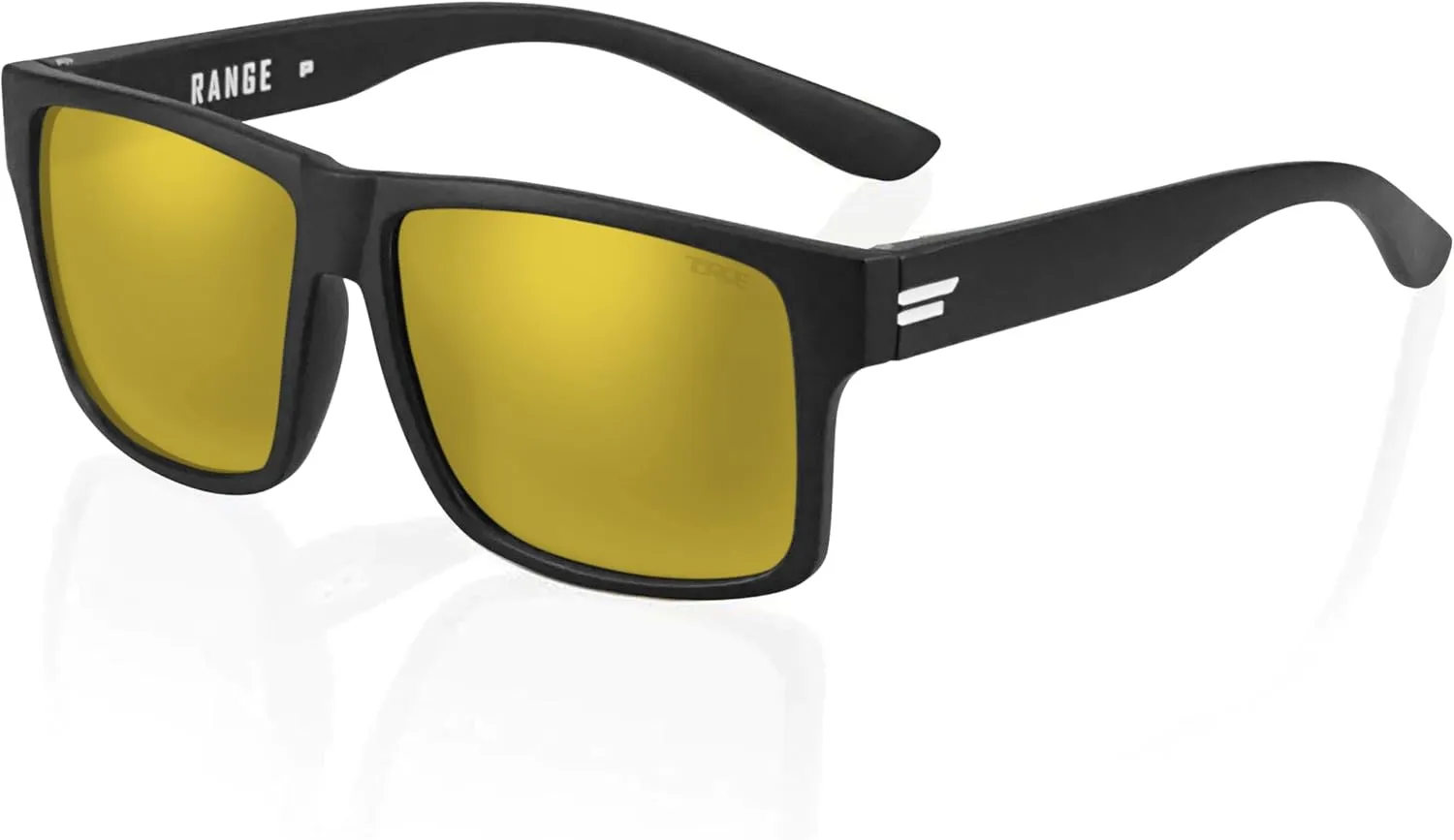 TOROE Classic RANGE TR90 Frame Polarized Unbreakable Sunglasses with Hydrophobic Coated Polycarbonate AR Lenses