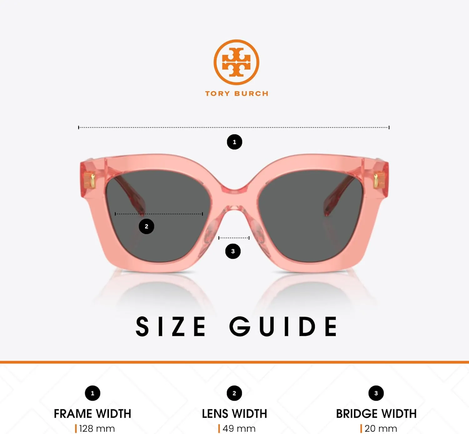 Tory Burch TY7201U Square Sunglasses for Women   BUNDLE With Deisgner iWear Complimentary Eyewear Kit