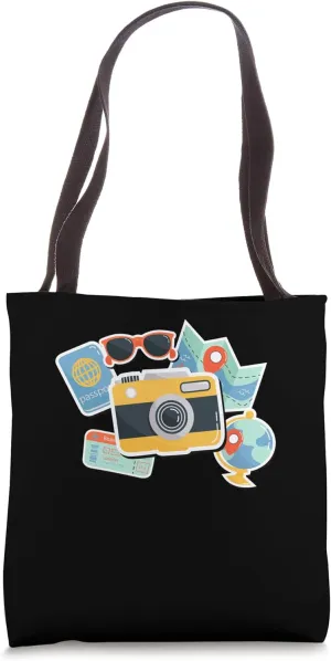 Tourist Spirit Day Vacation Traveling Tourism Passport Tote Bag