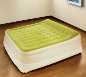 TrailRest Queen – Raised Head Inflatable Mattress with Velvet Top