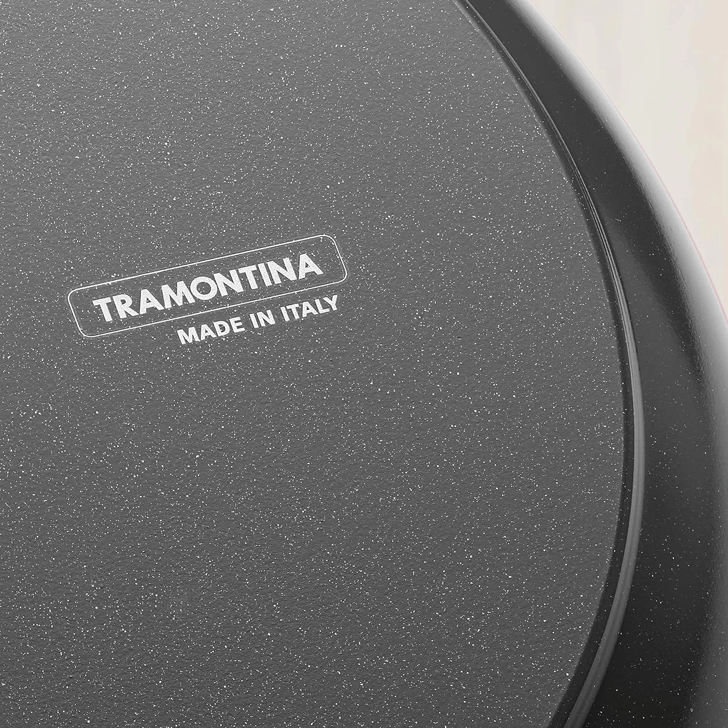 Tramontina 80110/018DS Gourmet Ceramica Deluxe Fry Pan, Metallic Black, 8"