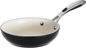 Tramontina 80110/018DS Gourmet Ceramica Deluxe Fry Pan, Metallic Black, 8"