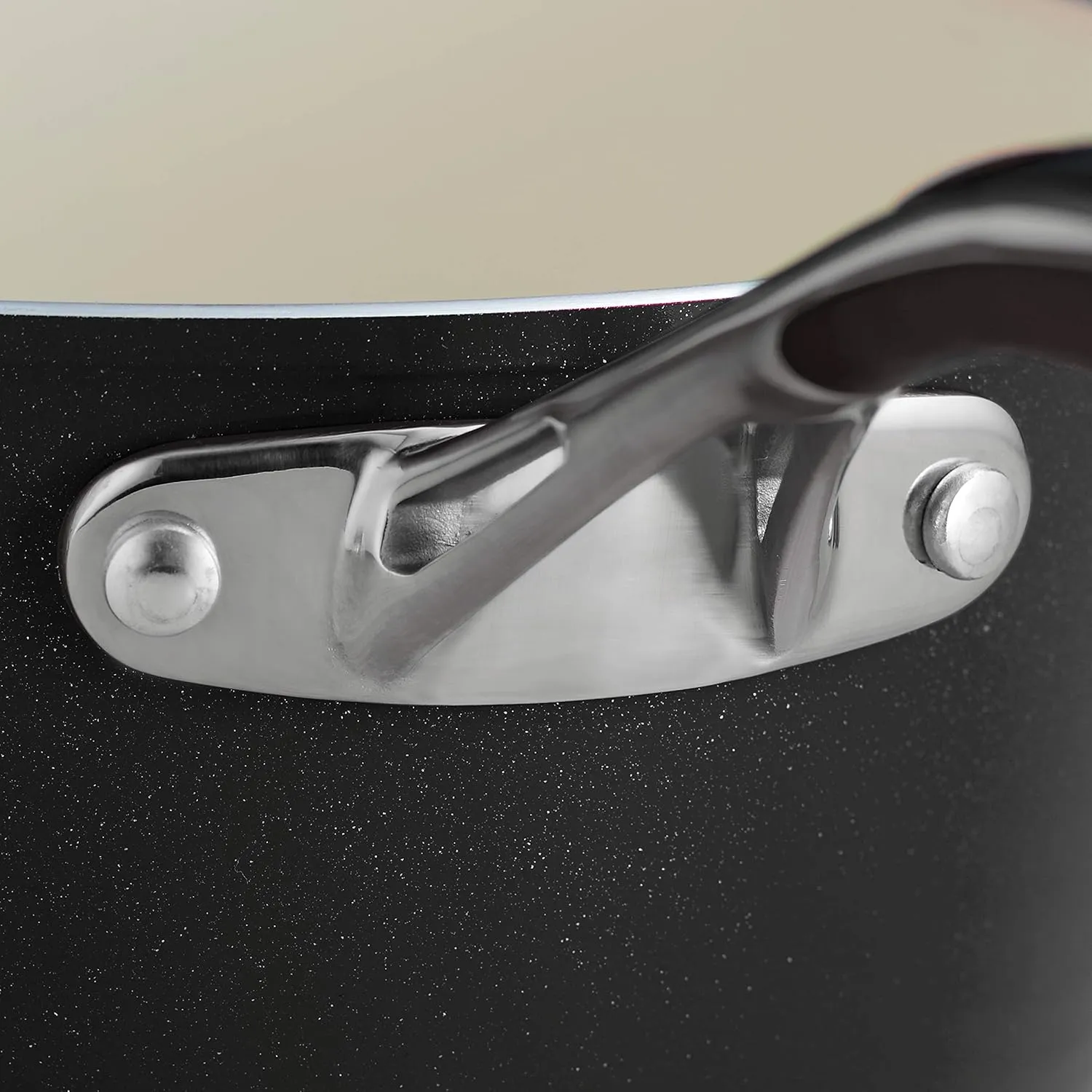 Tramontina 80110/018DS Gourmet Ceramica Deluxe Fry Pan, Metallic Black, 8"