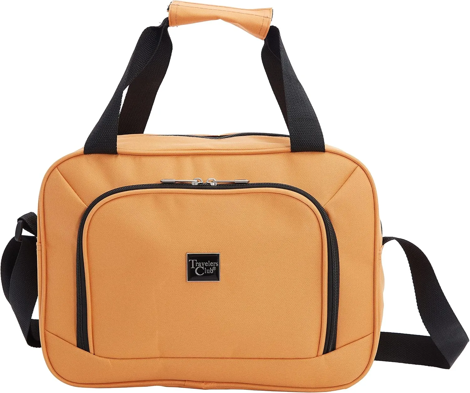 Travelers Club Midtown Hardside Luggage Travel, Butterscotch, 4-Piece Set