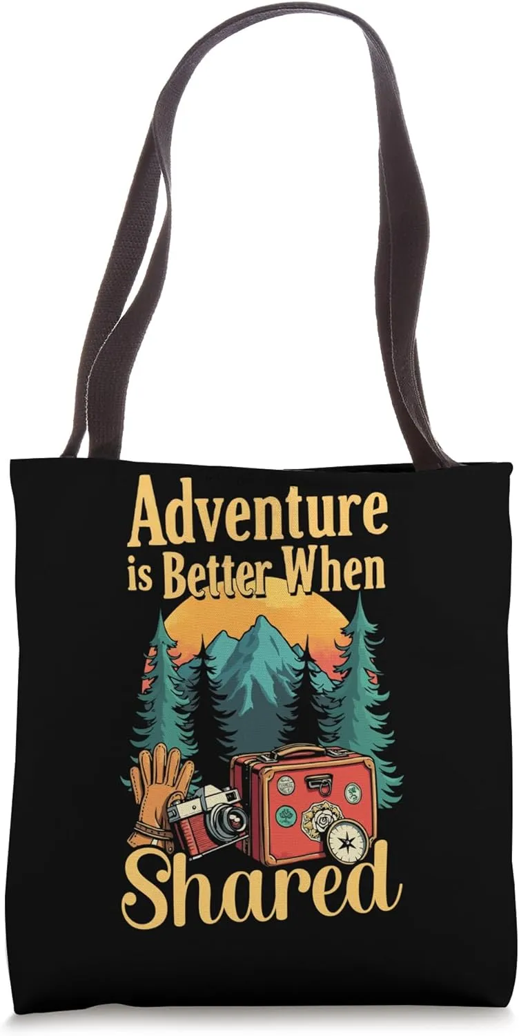 Traveling Travel Partner Vacationing Tourist Spot Tote Bag