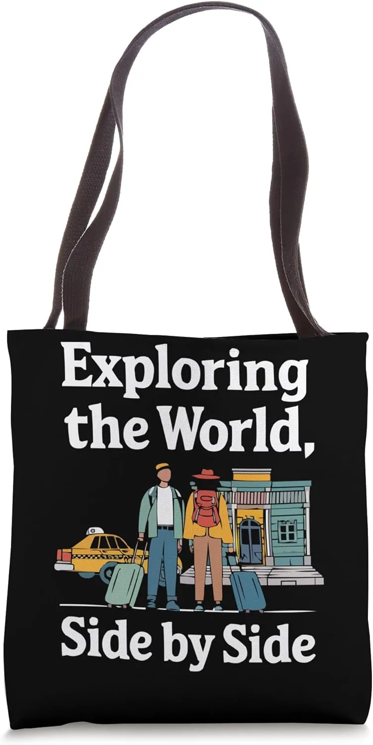 Traveling Travel Partner Vacationing Tourist Spot Tote Bag