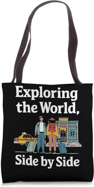 Traveling Travel Partner Vacationing Tourist Spot Tote Bag