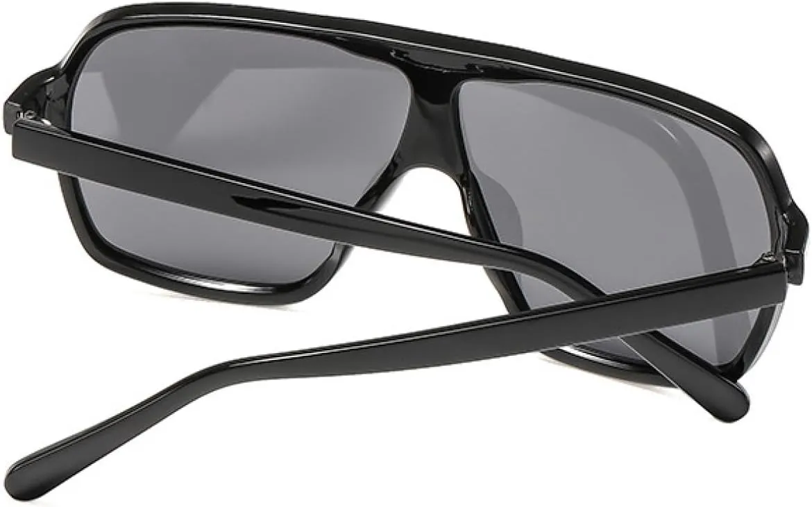 Trendy One Piece Sunglasses Men Women Luxury Big Frame Eyewear Outdoor Driving Shade Sunglasses Uv400