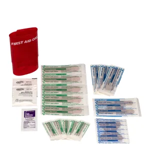 Trifold Travel First Aid Kit, Vinyl Case