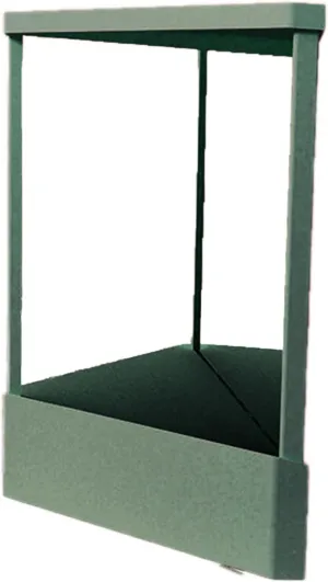 True Mirror for Women, Non-Reversing Mirror with True Image Reflection,Precision Glass Viewing Angle,Slim Design,Real Reflections for Vanity & Beauty (Green)