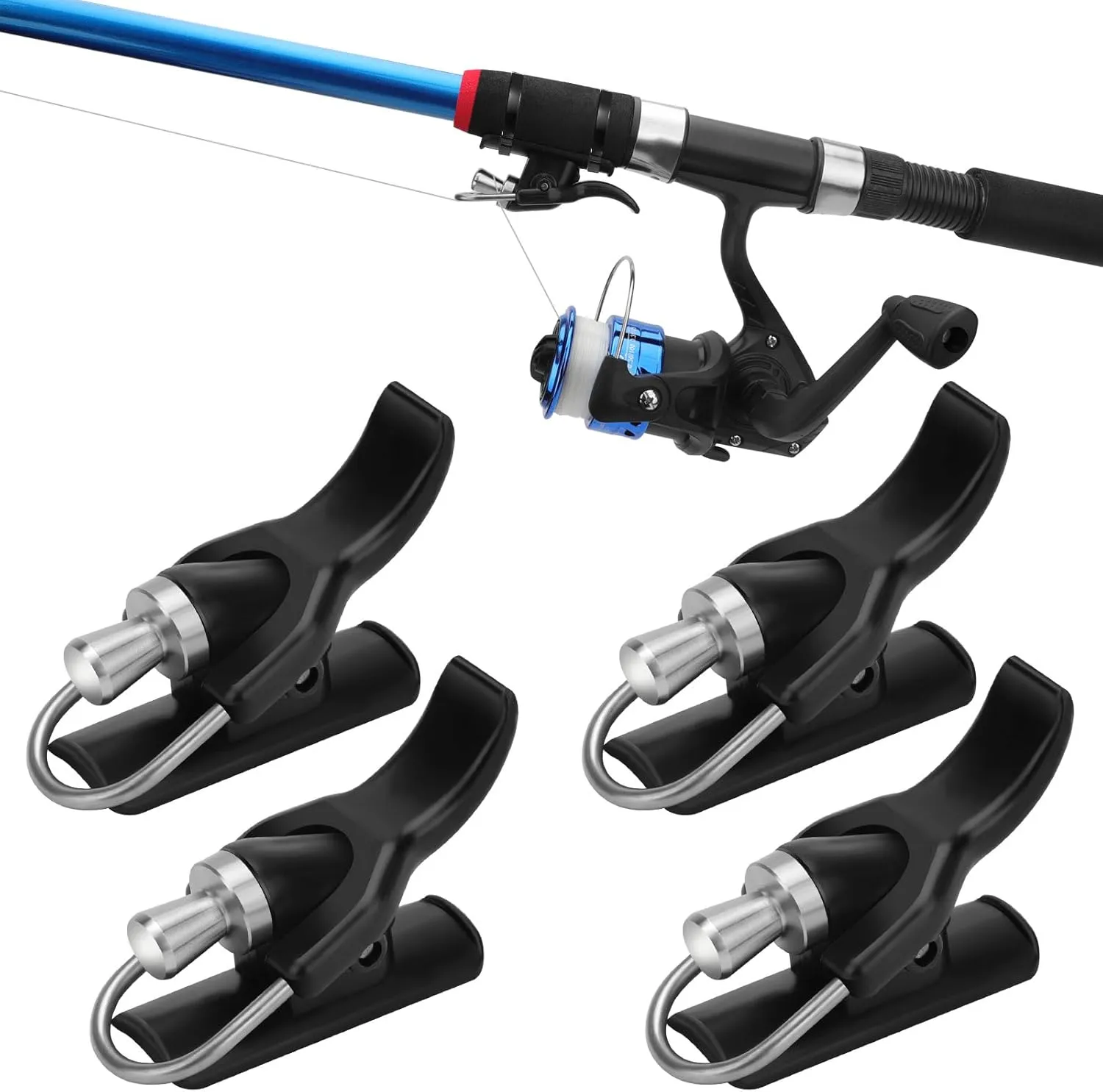 TSV Cannon Surf Fish Rod Bait Launcher, Fishing Casting Trigger, Fixed Spool Bionic Thumb for Finger Protector