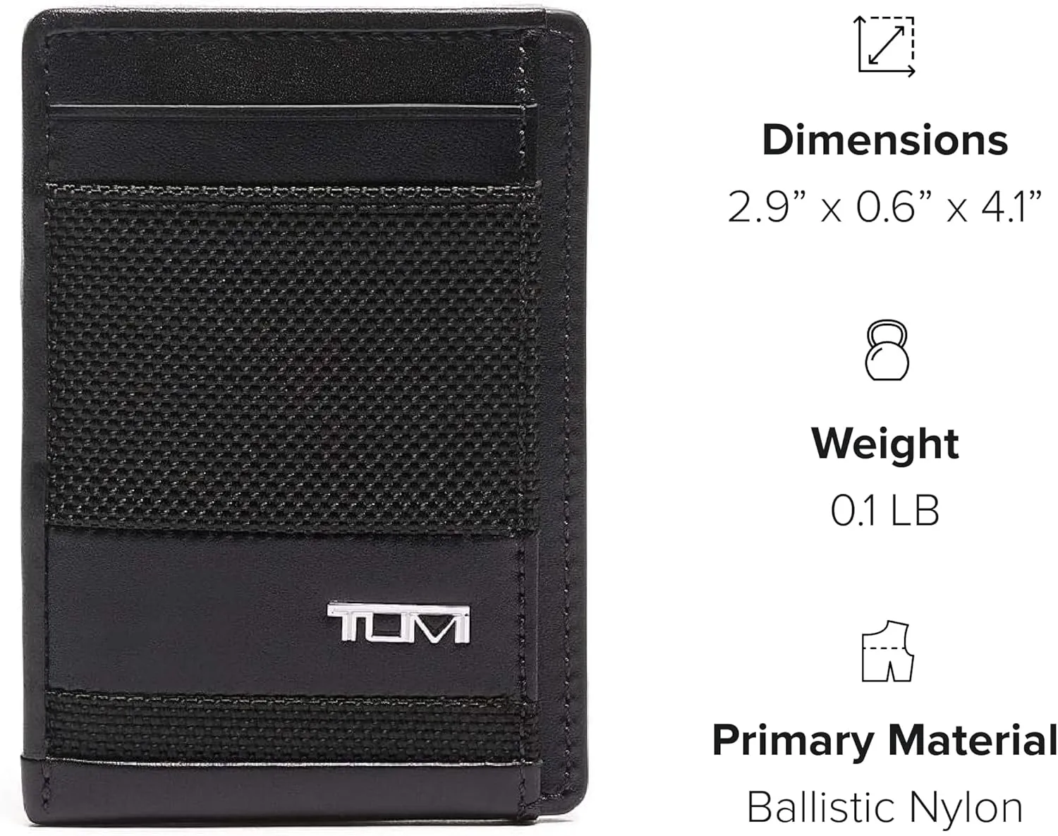 TUMI Alpha Money Clip Card Case