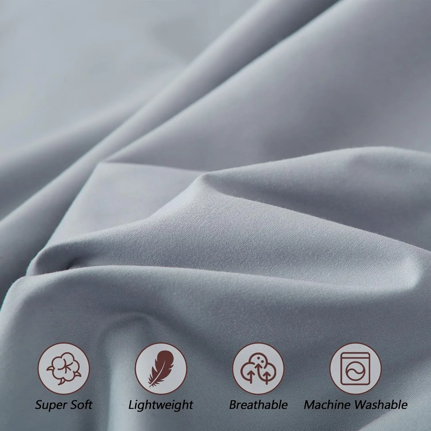 Twin Fitted Sheet for Air Mattress,with 24 Inch Extra Deep Pockets,Ultra Soft Durable Breathable Bed Sheets Cover for Inflatable Air Bed,with Pump Opening,Inflate at Any Time-Gray