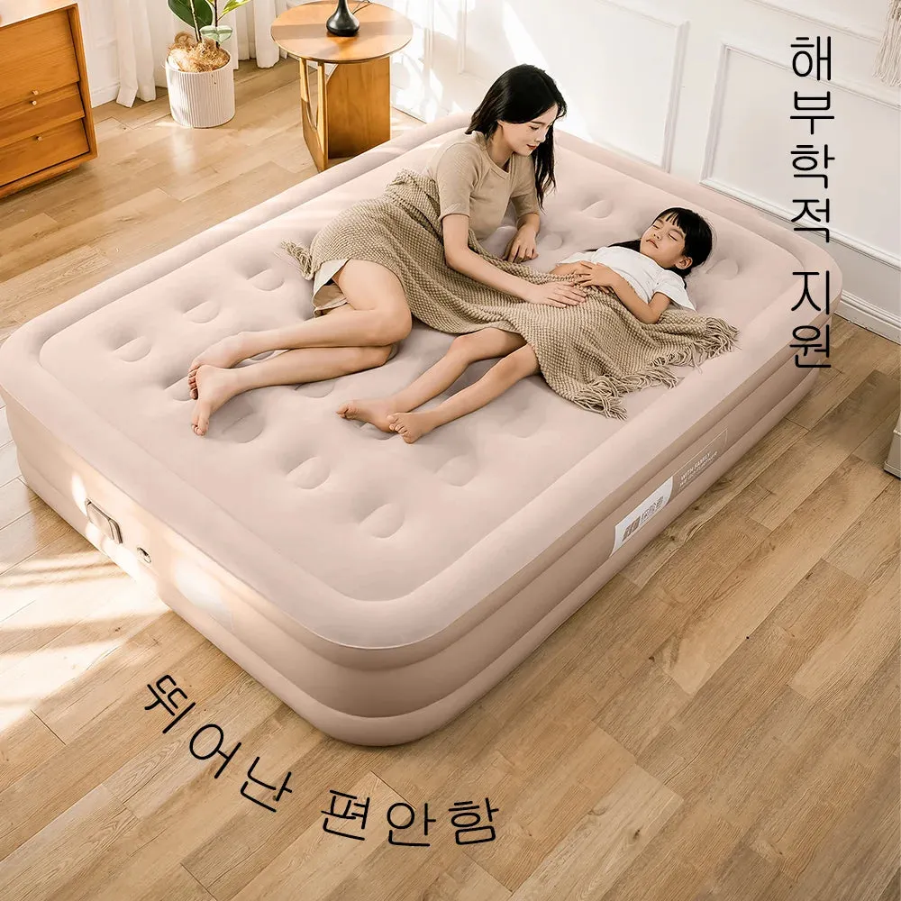 TXZ PVC Balloon Sleeping mattress, Camper Heavy air mat mattress portable built-in air pump, air mattress camping pad