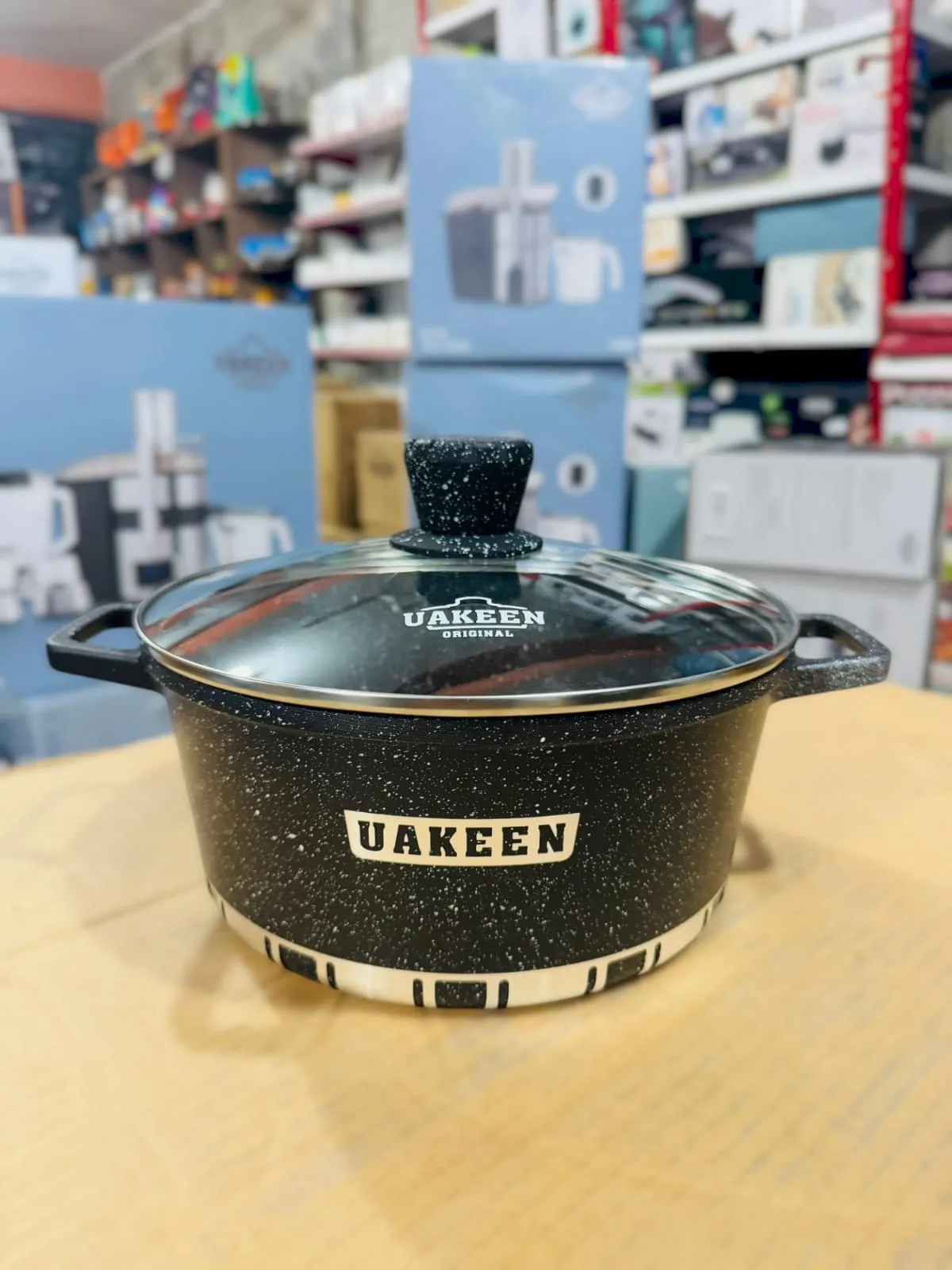 Uakeen Germany Induction Die-Cast Granite Cookware Set 10pcs VK-48