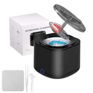 Ultrasonic Cleaner for Dentures, 48KHz Professional Ultrasonic Cleaner Machine for All Dental, Retainer, Aligner, Braces, Mouth Guards, Toothbrush Head, Shaver Head, Jewelry (183ml)